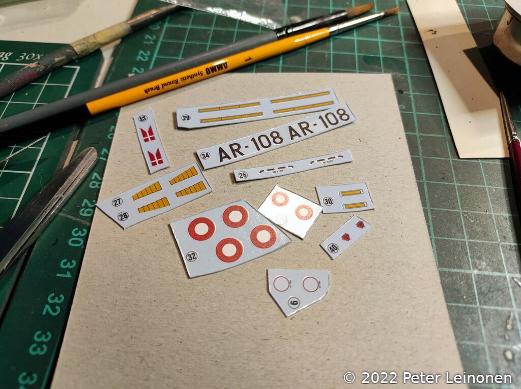 Cutting decals