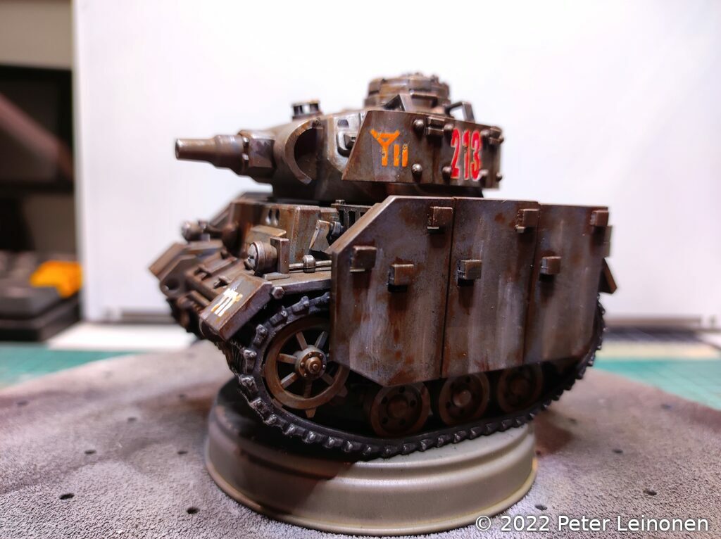 weathering with oil paint