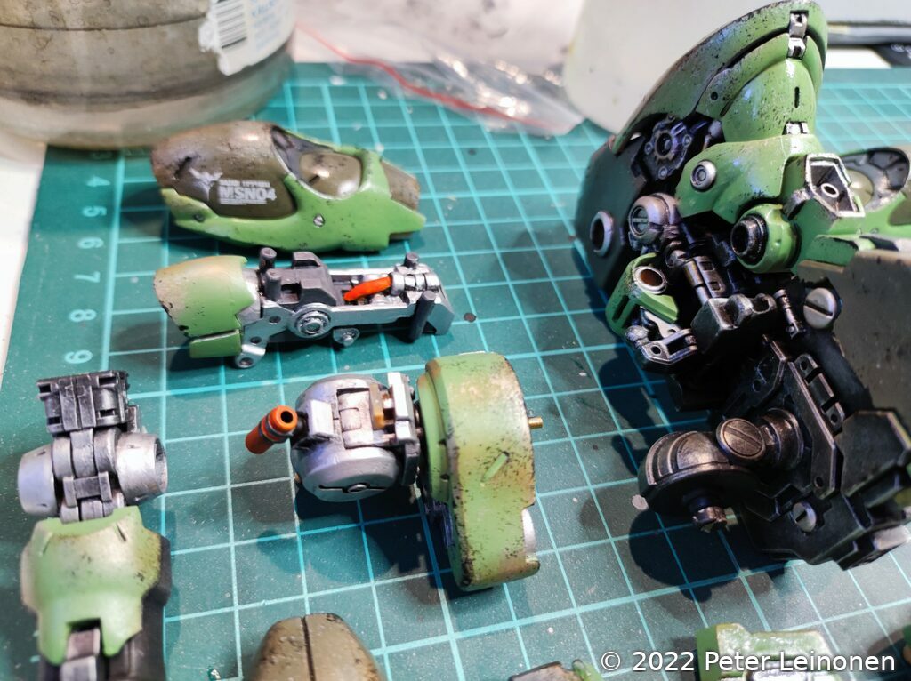 Painting parts, adding decals